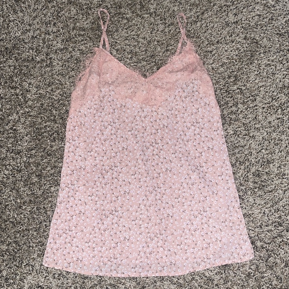 Cutesy Pink Tank-Top from Papaya; Size Small